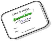 Carte de fidlit sur Le Mary Lou, Lac de Laives